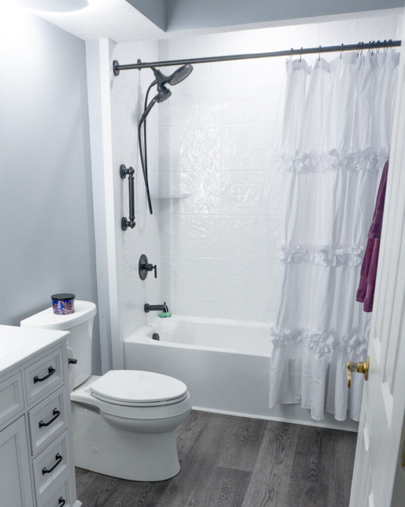 Bathroom remodeling project by Legacy Design and Remodeling LLC