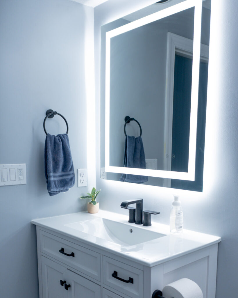 Bathroom remodeling project by Legacy Design and Remodeling LLC