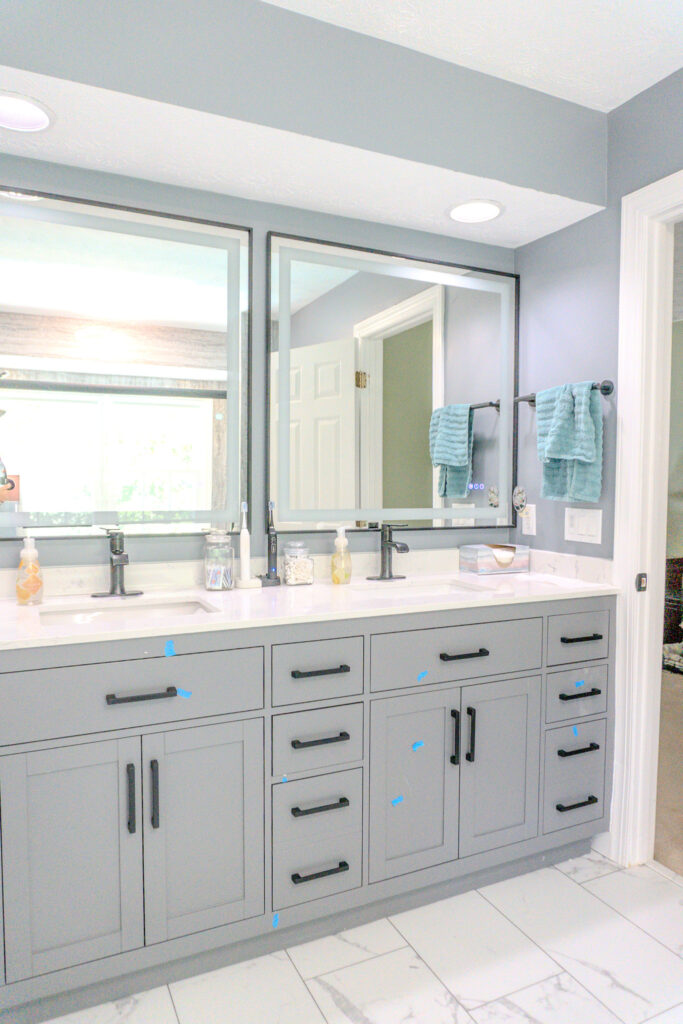Bathroom remodeling project by Legacy Design and Remodeling LLC