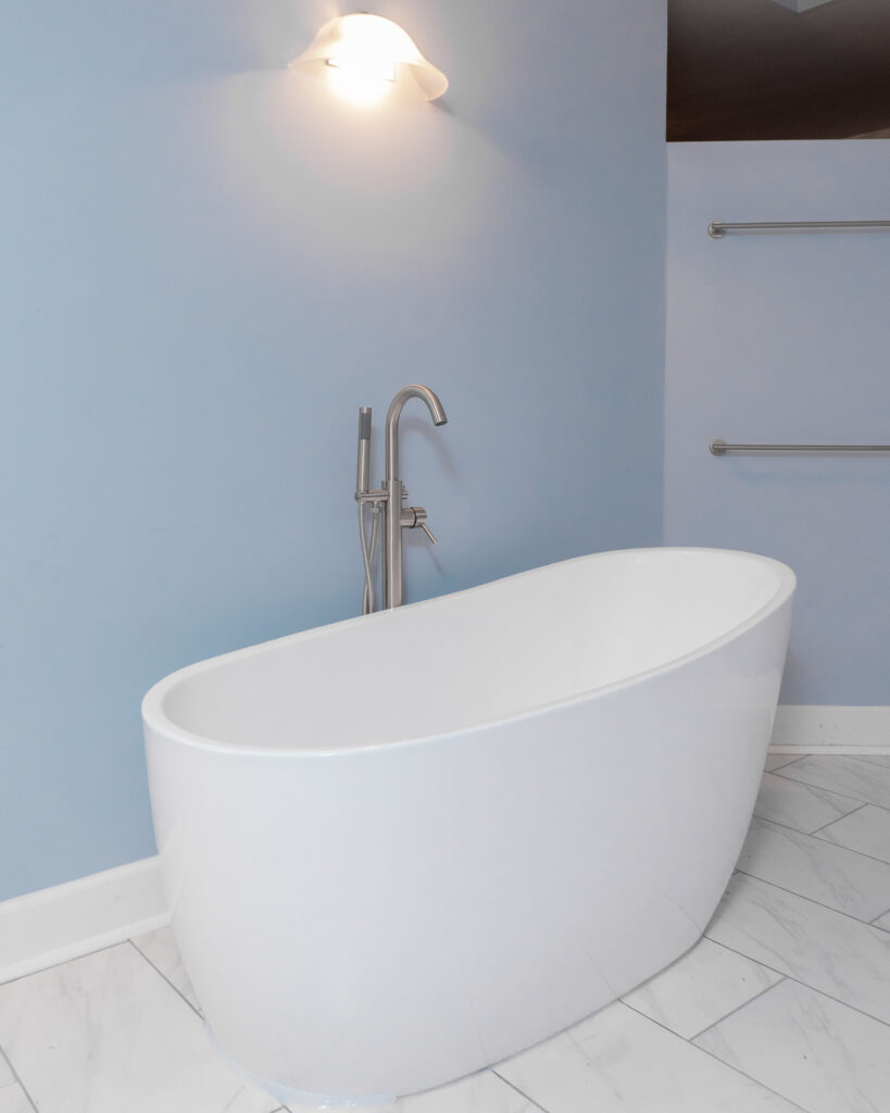 Bathroom remodeling project by Legacy Design and Remodeling LLC