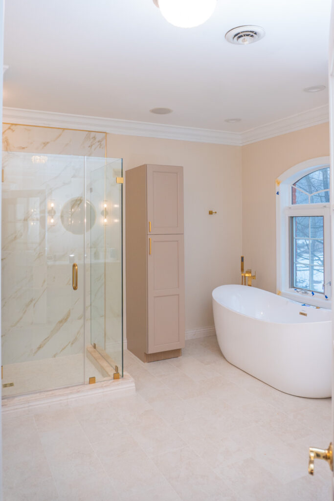 Bathroom remodeling project by Legacy Design and Remodeling LLC