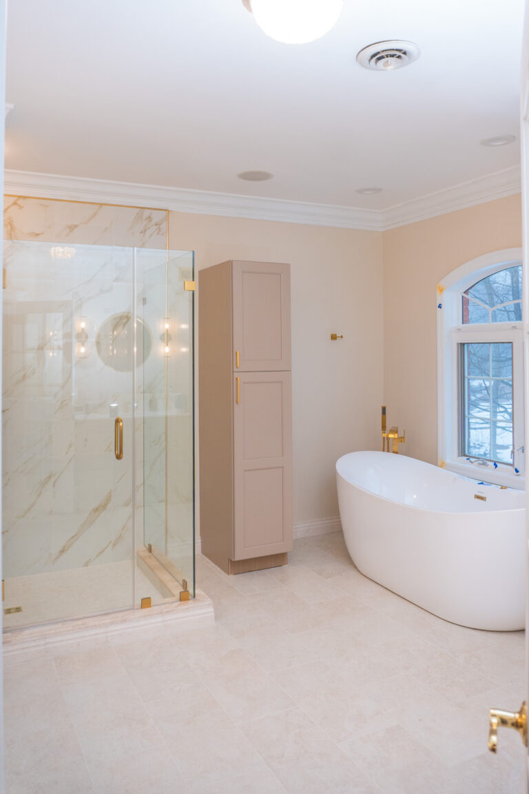 Bathroom remodeling project by Legacy Design and Remodeling LLC