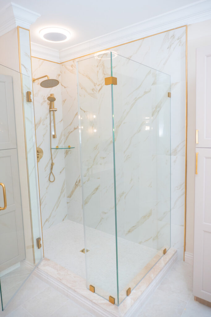 Bathroom remodeling project by Legacy Design and Remodeling LLC