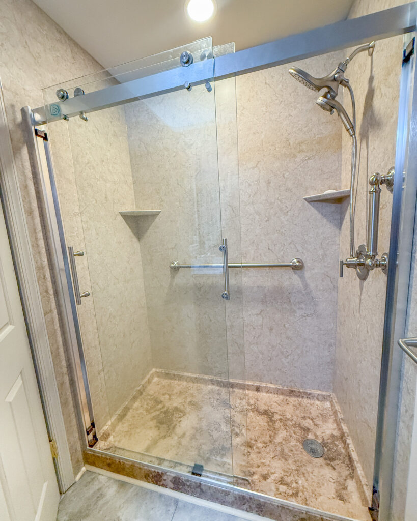 Bathroom remodeling project by Legacy Design and Remodeling LLC