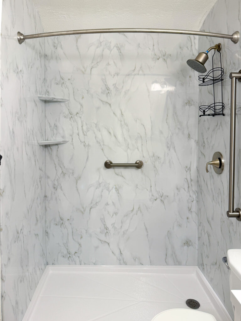 Bathroom remodeling project by Legacy Design and Remodeling LLC