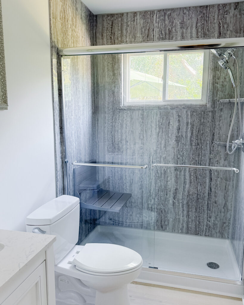 Bathroom remodeling project by Legacy Design and Remodeling LLC