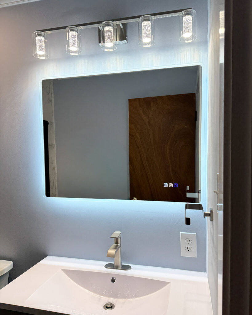 Bathroom remodeling project by Legacy Design and Remodeling LLC
