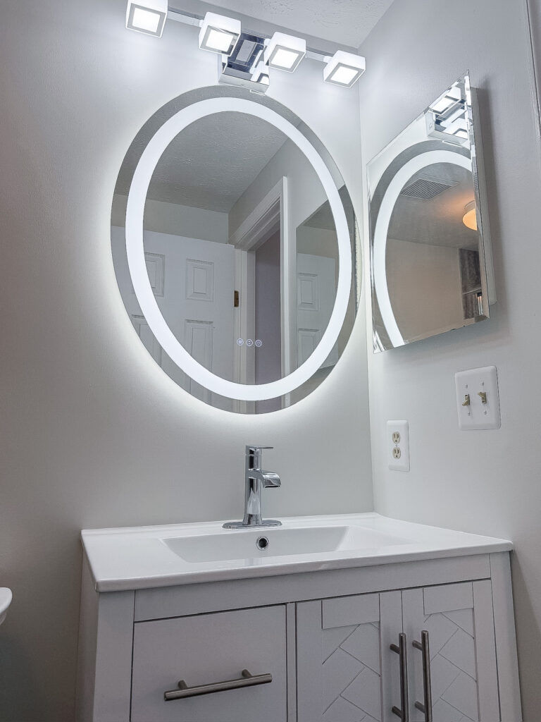 Bathroom remodeling project by Legacy Design and Remodeling LLC