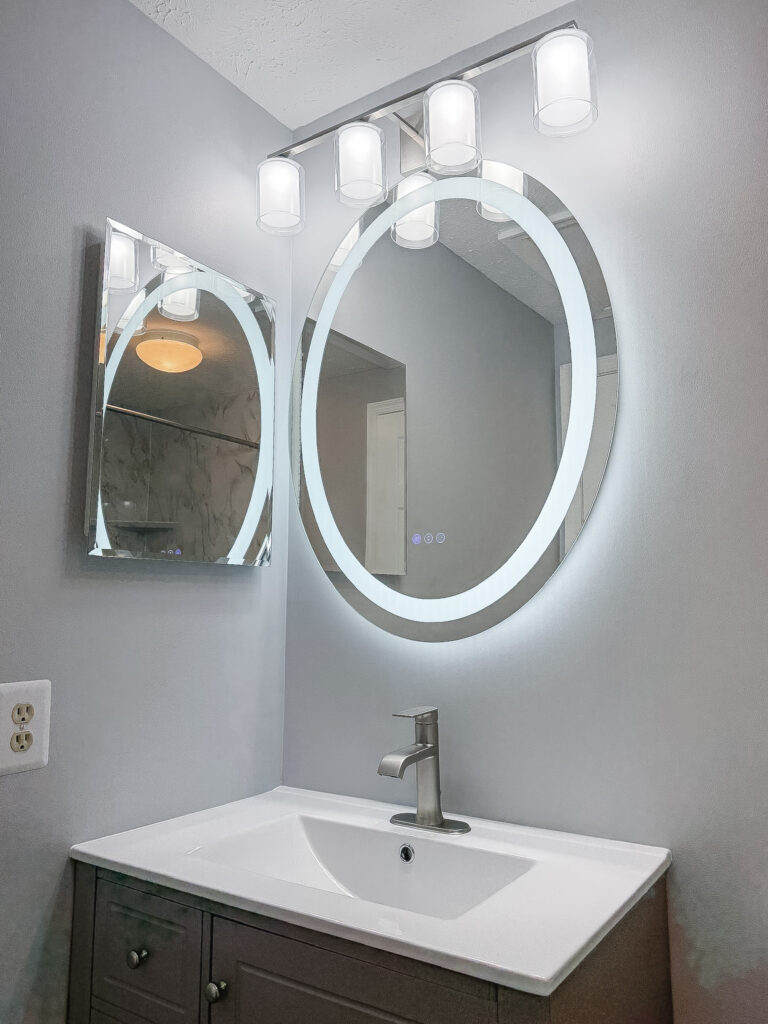 Bathroom remodeling project by Legacy Design and Remodeling LLC