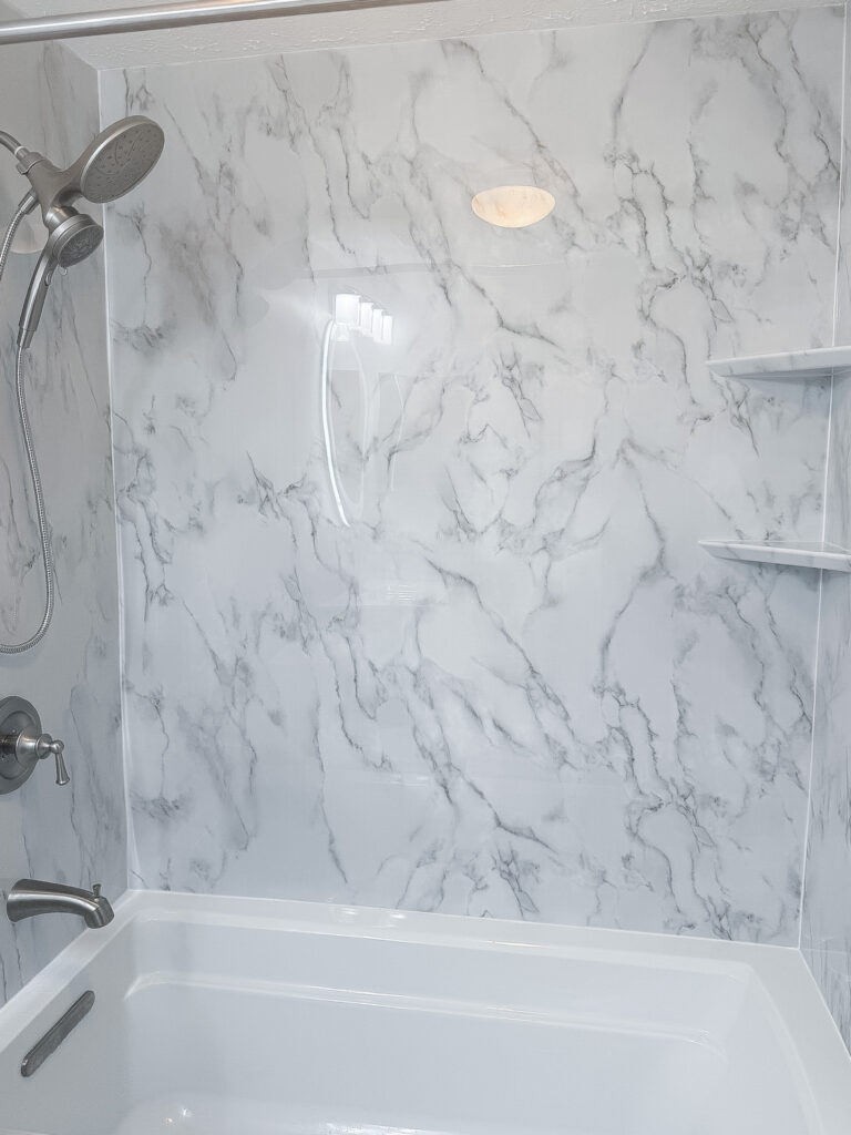 Bathroom remodeling project by Legacy Design and Remodeling LLC