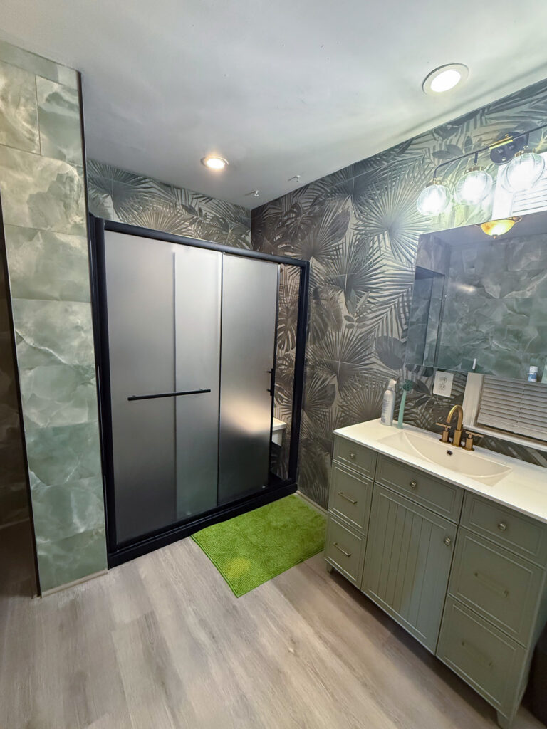 Bathroom remodeling project by Legacy Design and Remodeling LLC