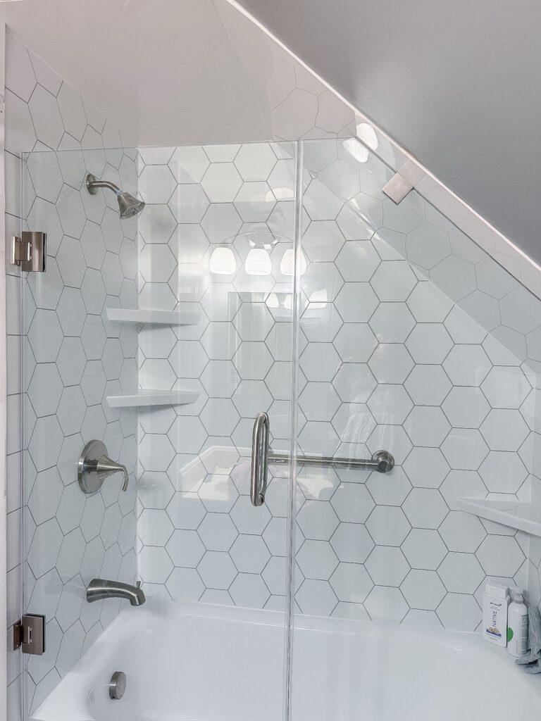 Bathroom remodeling project by Legacy Design and Remodeling LLC