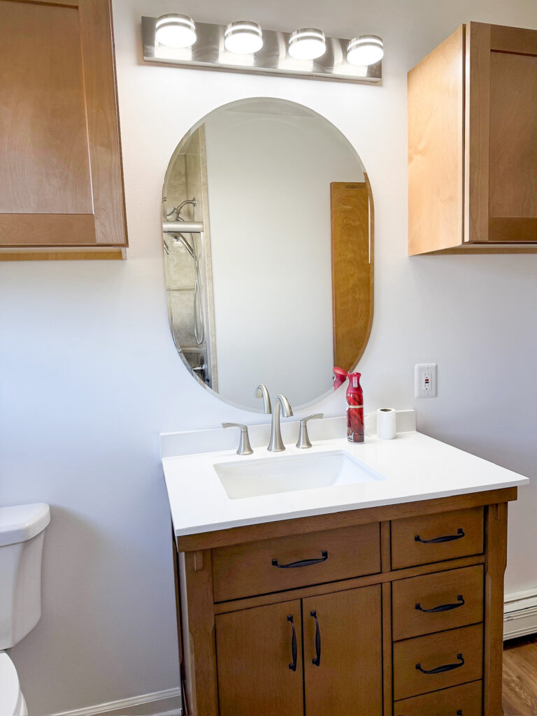 Bathroom remodeling project by Legacy Design and Remodeling LLC
