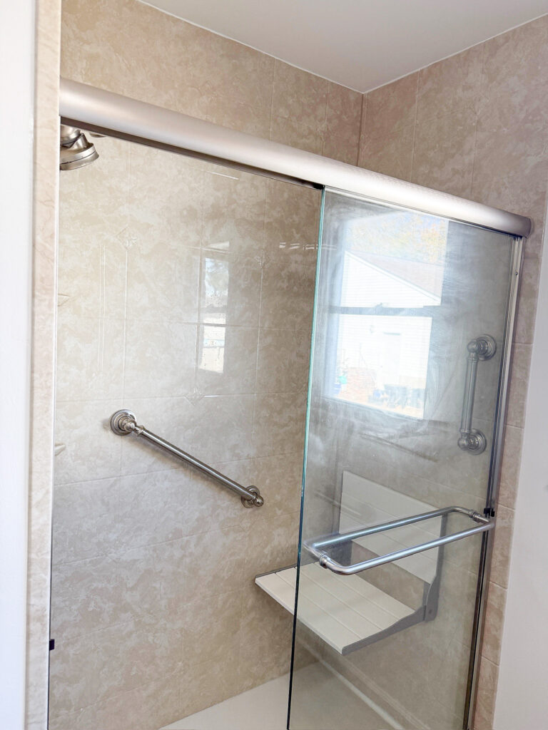 Bathroom remodeling project by Legacy Design and Remodeling LLC