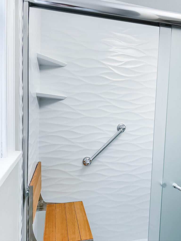 Bathroom remodeling project by Legacy Design and Remodeling LLC