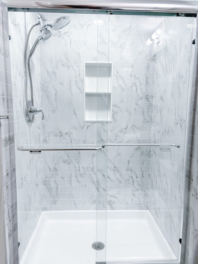 Bathroom remodeling project by Legacy Design and Remodeling LLC