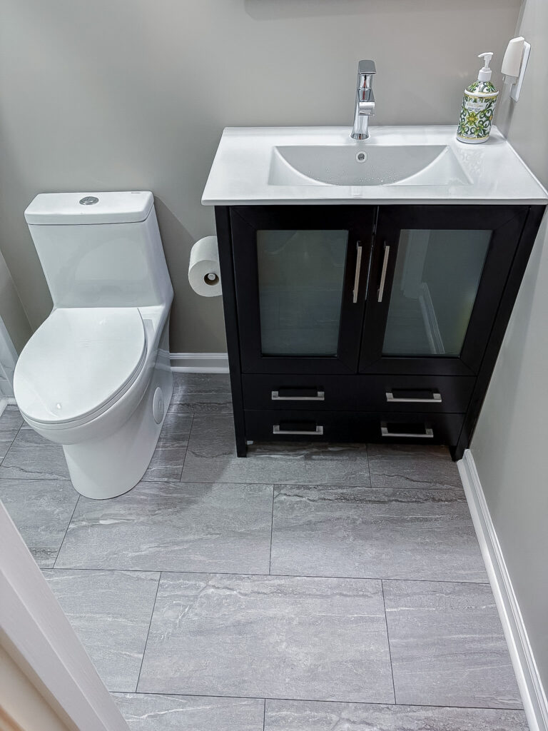 Bathroom remodeling project by Legacy Design and Remodeling LLC