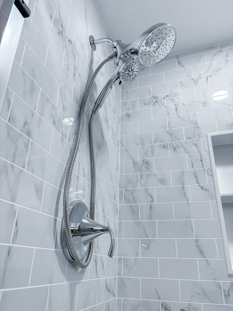 Bathroom remodeling project by Legacy Design and Remodeling LLC