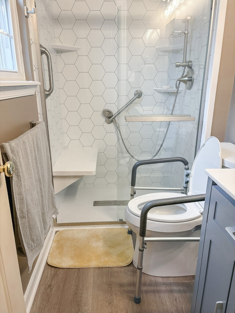Bathroom remodeling project by Legacy Design and Remodeling LLC