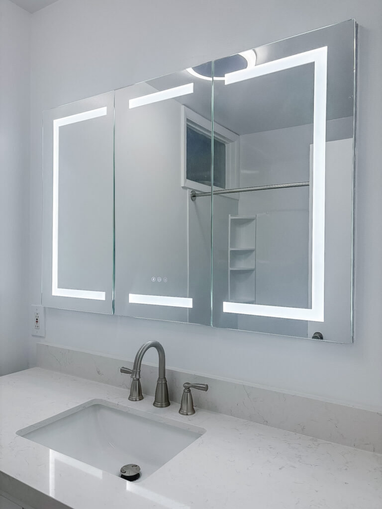 Bathroom remodeling project by Legacy Design and Remodeling LLC