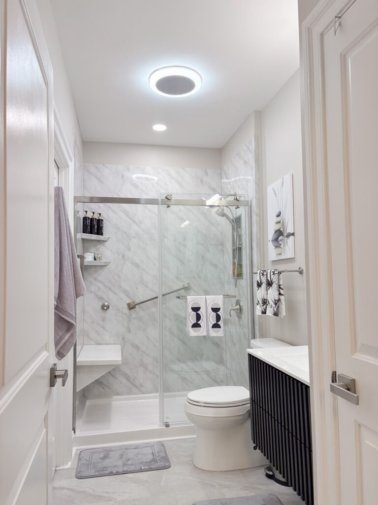 Bathroom remodeling project by Legacy Design and Remodeling LLC