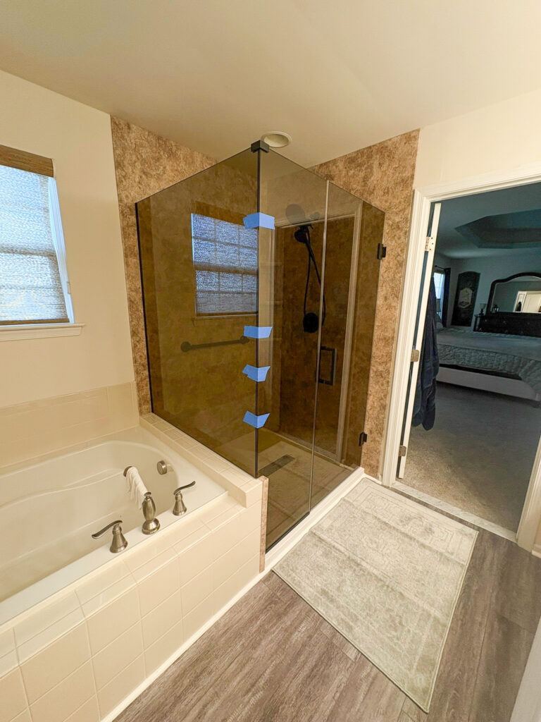 Bathroom remodeling project by Legacy Design and Remodeling LLC