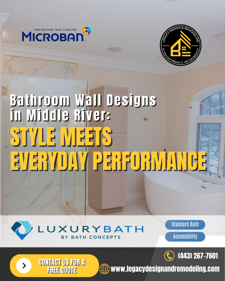 Bathroom Wall Designs in Middle River: Style Meets Everyday Performance
